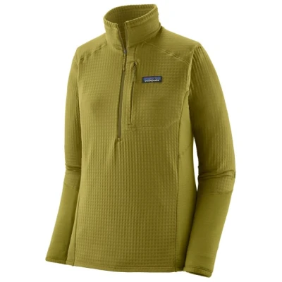 Patagonia - Women's R1 P/O - Fleecepullover Gr S oliv