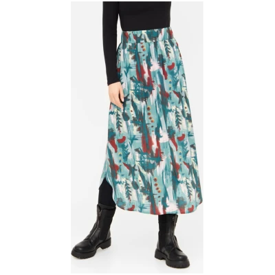 Widda Damen vegan Rock Julip Watercolor Print Multicolor