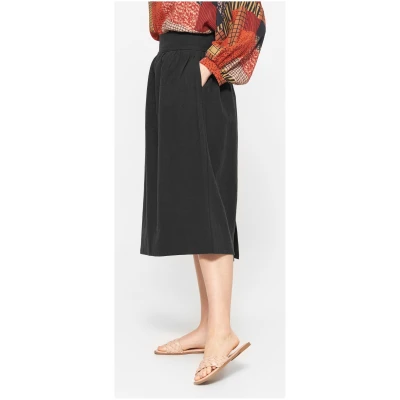 Widda Damen vegan Rock Zip Schwarz