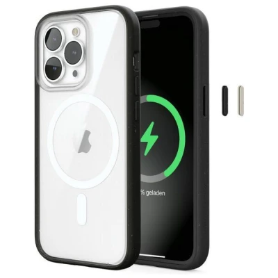 Woodcessories Clear Case MagSafe - Durchsichtige iPhone Handyhülle mit Magnet - nachhaltig