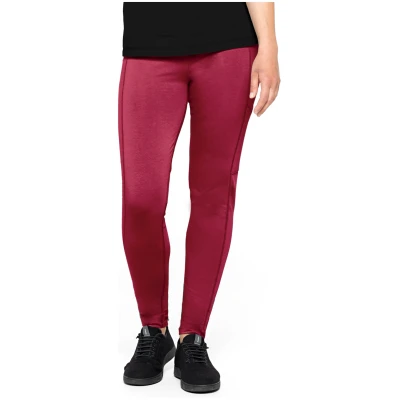 Yoga-Leggings mit Ziernähten aus Bio-Baumwolle, beere 38