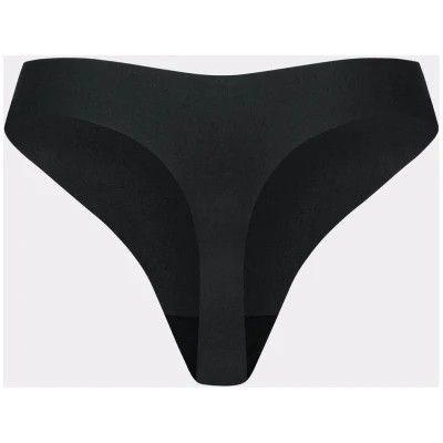 erlich textil Casual Cotton String für Frauen aus Baumwolle (aus kontrolliert biologischem Anbau) in schwarz