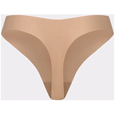 erlich textil Casual Cotton String für Frauen aus Baumwolle (aus kontrolliert biologischem Anbau) in ton