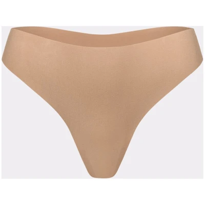 erlich textil Casual Cotton String für Frauen aus Baumwolle (aus kontrolliert biologischem Anbau) in ton