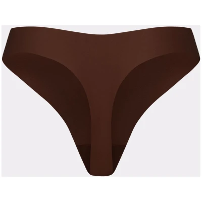 erlich textil Casual Cotton String für Frauen aus Baumwolle (aus kontrolliert biologischem Anbau) in umbra