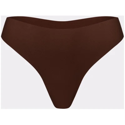 erlich textil Casual Cotton String für Frauen aus Baumwolle (aus kontrolliert biologischem Anbau) in umbra