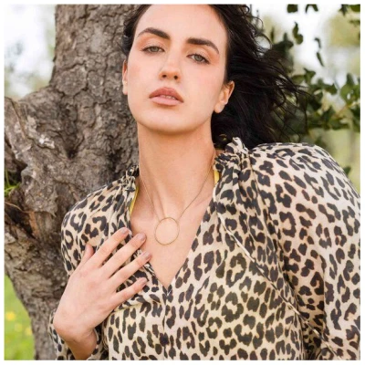 fejn jewelry Kette 'big circle' - mit großem Kreis