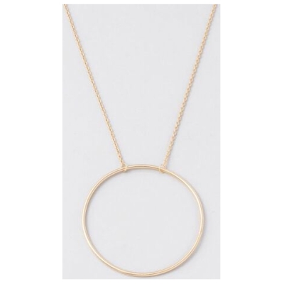 fejn jewelry Kette 'big circle' - mit großem Kreis