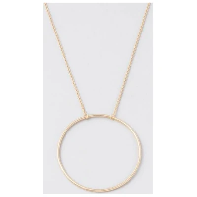 fejn jewelry Kette 'big circle' - mit großem Kreis