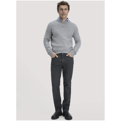 hessnatur Herren Jeans BEN Regular Straight BETTER RECYCLING aus Bio-Denim - schwarz - Größe 31/30
