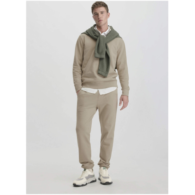hessnatur Herren Troyer Regular aus Bio-Baumwolle - beige - Größe 54