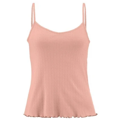 hessnatur Spaghetti Top Regular PURE POINTELLE aus reiner Bio-Baumwolle