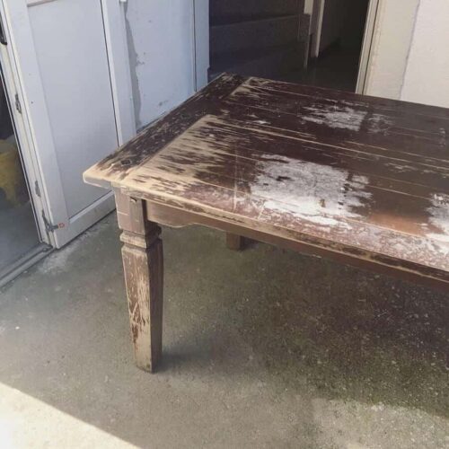 Second Hand Esszimmertisch - DIY Upcycling - fairlis.de