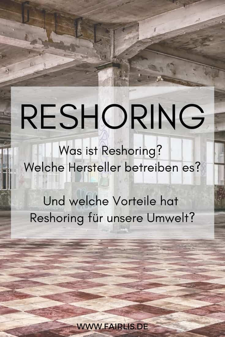 Umweltvorteile von Reshoring