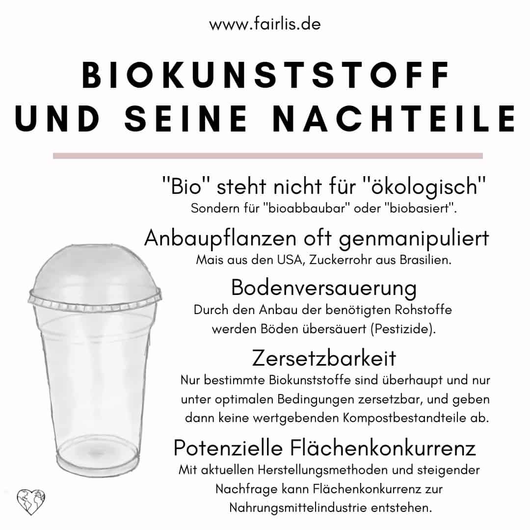 Nachteile von Biokunststoff