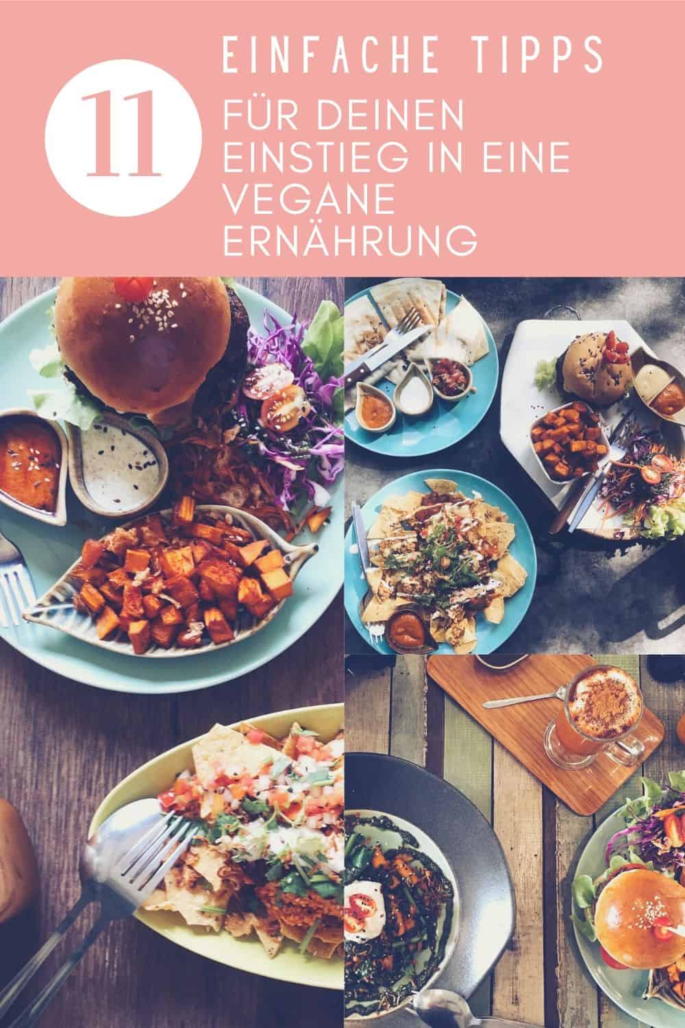 Pinterest Grafik 11 Tipps Vegane Ernährung