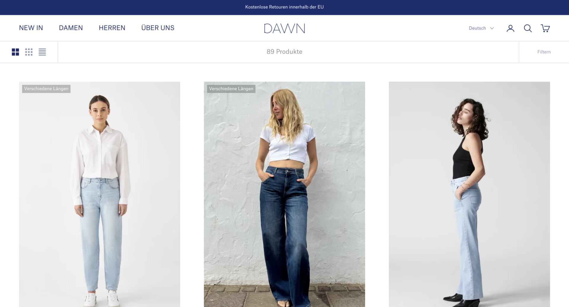 Dawn Jeans Screenshot