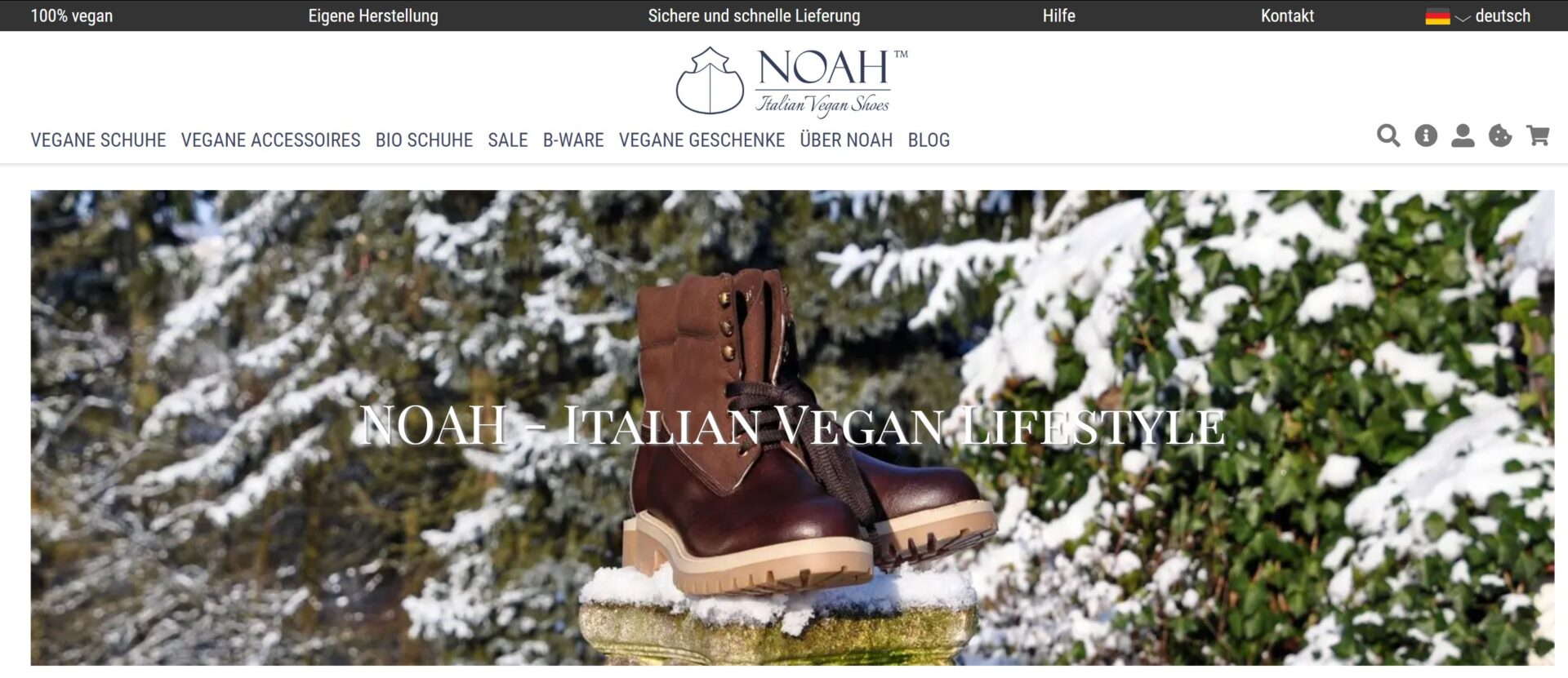 Noah Italien Vegan Shoes Screenshot