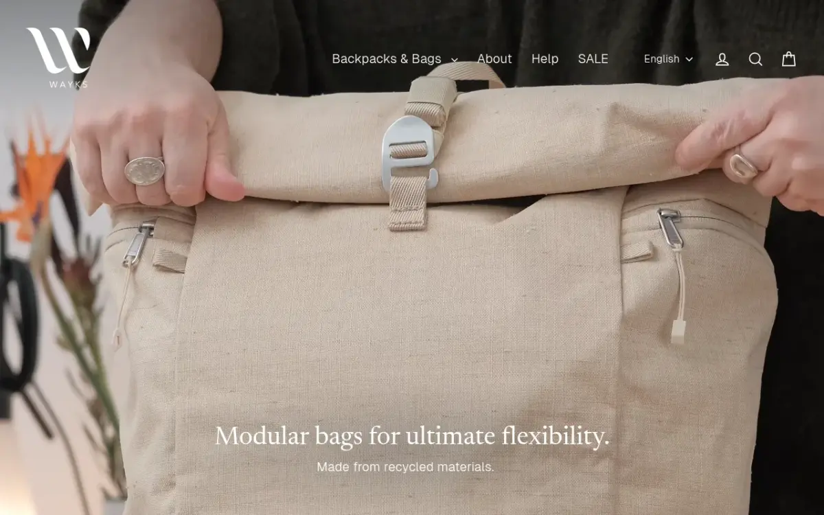 Screenshot der Website Wayks
